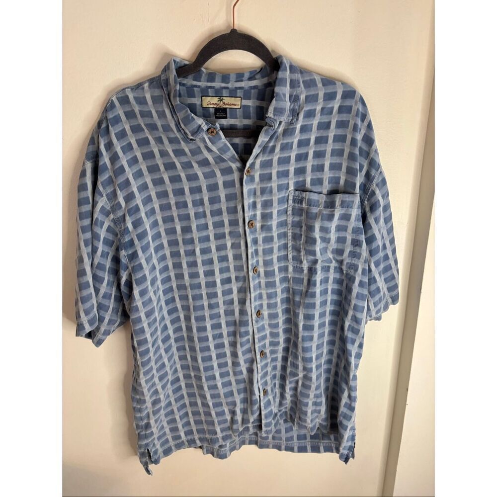 Tommy Bahama silk button down shirt